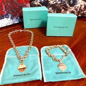 Tiffany And Co MATCHING 925 Necklace and B…